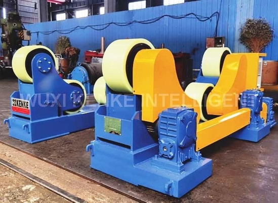 10 Zelf het Richten zich van Ton Conventional Welding Rotator Roller Pu Type voor Cirkelcilinder