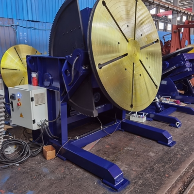 3 Type van de Flens Enige Basis van Ton Table Top Welding Positioner het Op zwaar werk berekende
