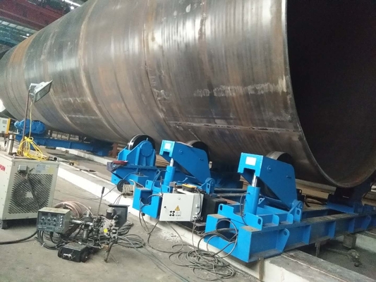 60 Ton Welding Rotators Positioners Wind Torenpasvorm op Opkrikken van de Rotators het Hydraulische Cilinder