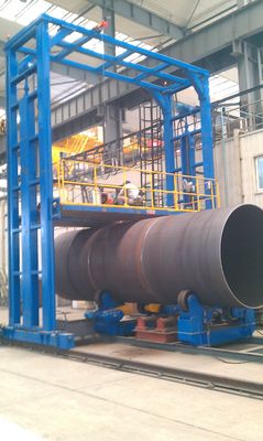 Zelfuitlijnde lasrotator met 60 ton aandrijfkapaciteit, rolversnelling van 6-60 m/h en rotatiesnelheid van 100-1000 mm/min voor geautomatiseerd lassen